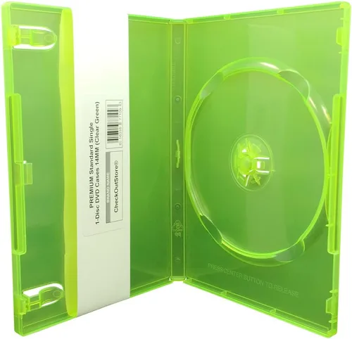 Vista 11 de CheckOutStore Premium - Estuche para 1 disco único estándar de DVD de 14 mm, Negro, 6