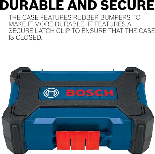 Vista 12 de BOSCH CCSV108 Juego surtido de 8 piezas 1 pulg. Brocas de inserción Impact Tough Phillips, Square y Torx con clip para sistema de estuche