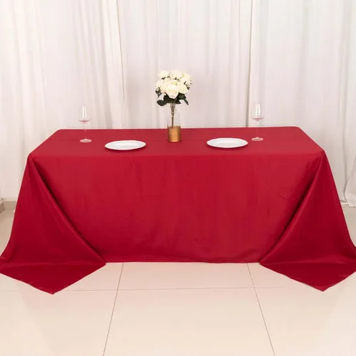 Vista 67 de Efavormart - Mantel rectangular, 60 x 102 pulgadas, resistente a las manchas y a las arrugas, lavable, mantel decorativo oblongo de tela de Amatista