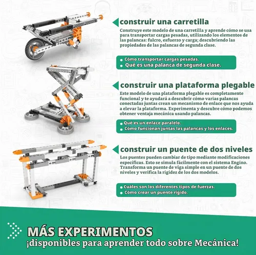 Vista 10 de Engino - Juguetes STEM, Set de Arquitectura: Torre Eiffel, Puente de Sídney - Juguetes de Construcción, Kit de Ingeniería para Niños de 9 años