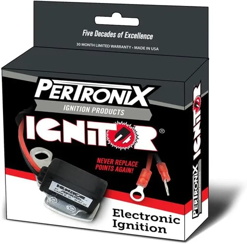 Vista 2 de PerTronix Kit de conversión de encendido electrónico de encendido 1146A, compatible con distribuidor de 4 cilindros Delco