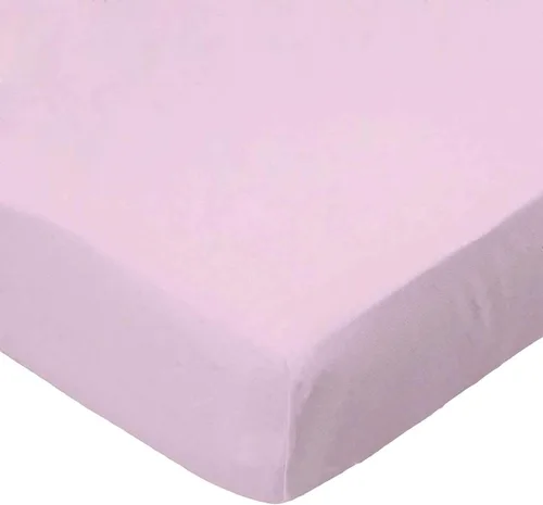 Vista 18 de SheetWorld - Sábana bajera ajustable para cuna (100% algodón, 28 x 52 pulgadas), color rojo sólido, fabricada en Estados Unidos