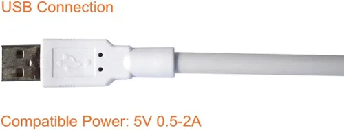 Vista 7 de Mini luz USB para laptop, luz de teclado flexible, lámpara USB regulable