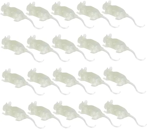 20pcs Fake Mouse Props Realistic Tricky Rat for Halloween Pranks and Decorations for Parties and Stage Fun and Portable Nighttime Scare