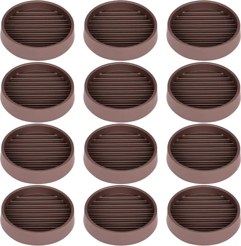 Vista 25 de Posavasos para Muebles, Copas de Ruedas de Goma de 1.5X1.5 Pulgadas, Almohadillas Antideslizantes para Muebles, Agarraderas Antideslizantes