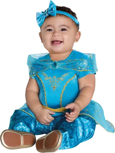 Spirit Halloween Disney - Disfraz de princesa jazmín para bebé, 18-24 meses, con licencia oficial, Aladdin, disfraces para bebé