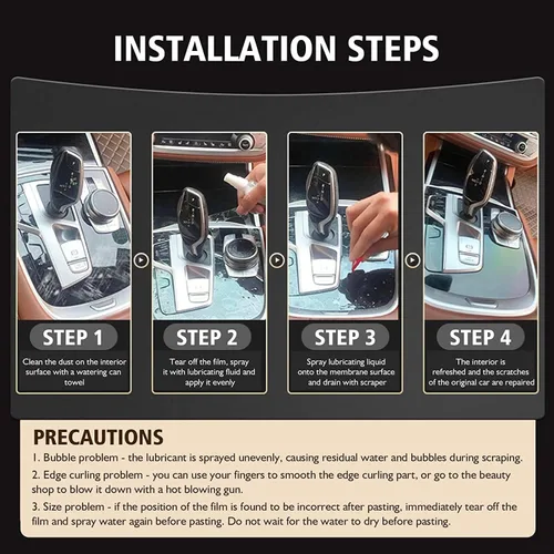 Vista 5 de ZIRIA Película protectora de pantalla de navegación para consola central de coche, para Nissan Patrol 2023, accesorios