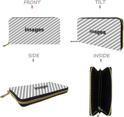 Vista 7 de Durable Wallet Monedero Portátil Cosméticos Bolsa Maquillaje Bolsa con Correa