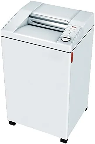 Trituradora MBM DESTROYIT 3104 con una amplia apertura de alimentación de 12 pulgadas, volumen de trituración de 32 galones y un motor monofásico