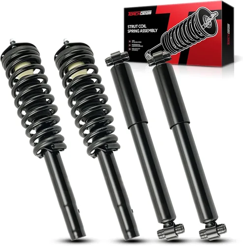 Vista 47 de Torchbeam Conjunto de puntales delanteros con amortiguadores de resorte helicoidal Reemplazo para Mazda 3 2004-2013 172263/172264