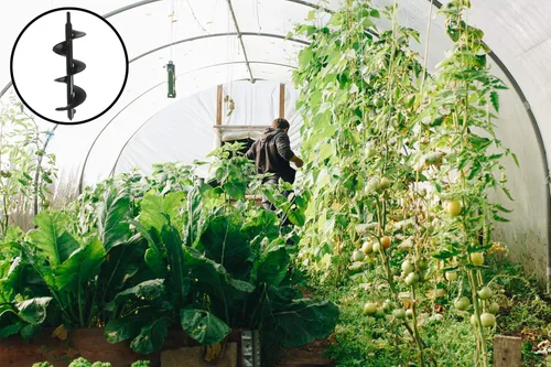 Vista 7 de Ashman - Broca de taladro de 3 x 14 pulgadas para plantar bulbos, un paquete