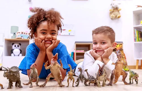 Vista 7 de Papo - Figura realista de dinosaurio Pentaceratops - A partir de 3 años - Colección de dinosaurios - Juego educativo de dinosaurio herbívoro