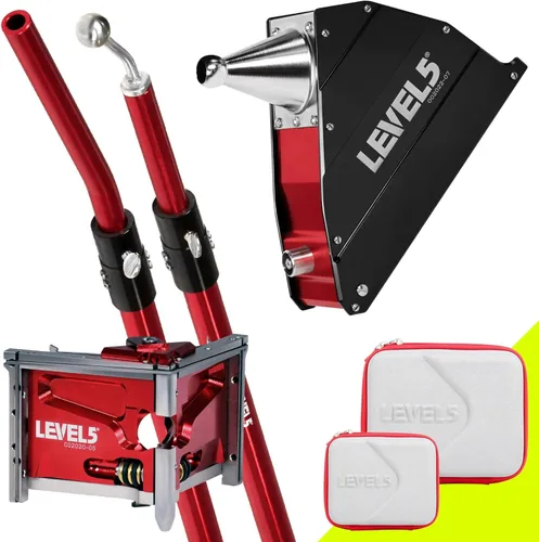 Vista 13 de Caja aplicadora de esquina de 8 pulgadas + acabador de esquina de 3 pulgadas + mango extensible de 43 a 72 pulgadas - LEVEL5 Grado profesional