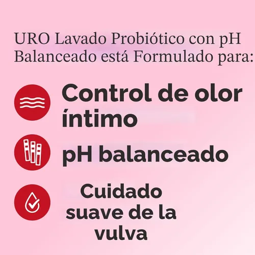 Vista 4 de Paquete de probióticos vaginales URO y lavado probiótico URO pH equilibrado