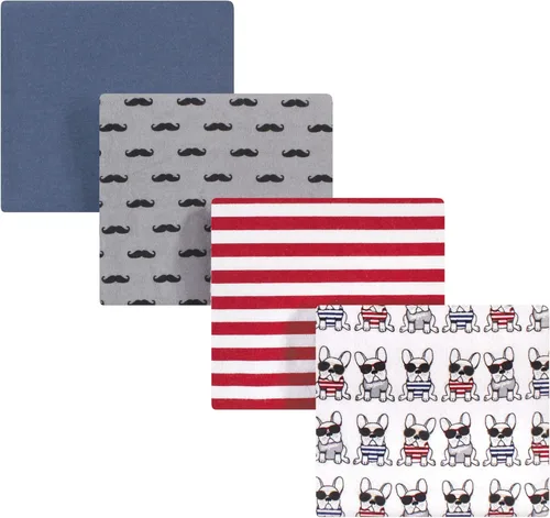 Vista 164 de Hudson Baby Unisex Baby Cotton Flannel Receiving Blankets, Christmas Scene, One Size (Pack of 2)