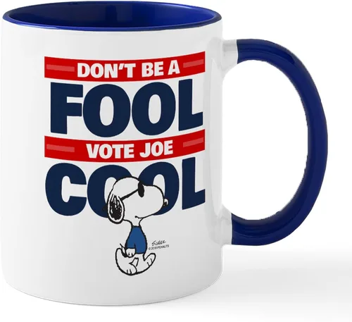 Vista 18 de CafePress Joe Cool For President Mugs 11 oz (325 ml) Ceramic Coffee Mug