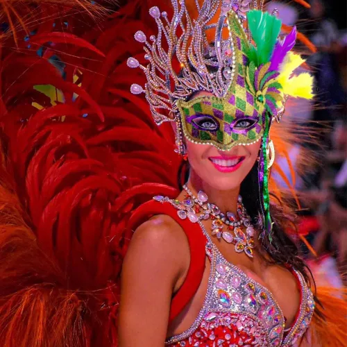 Vista 6 de Máscara de plumas de Mardi Gras con lentejuelas, máscara de plumas de Mardi Gras, máscara de Mardi Gras para mujeres, accesorios de disfraz de Mardi