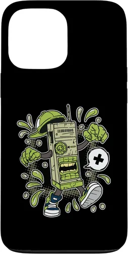 Vista 22 de iPhone XS Max Cartoonish WalkieTalkie Design For Kids In Comic Style Case