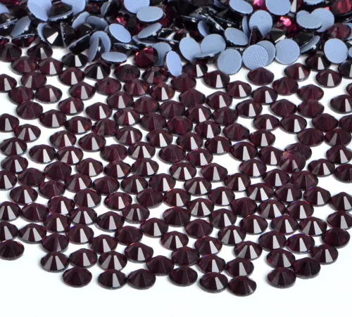 Vista 50 de Bymitel Hotfix - Gemas redondas de diamantes de imitación de cristal para manualidades, mezcla de 6 tamaños con kit de lápiz de cera, negro