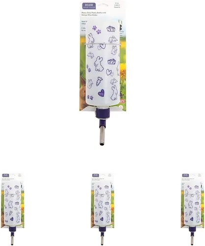 Vista 10 de Lixit Botellas de agua resistentes a la intemperie de 32 onzas con montaje resistente para conejos y hurones (conejos)