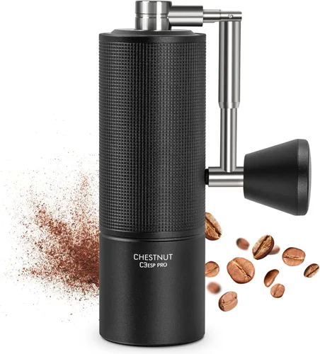 Vista 10 de Molinillo de café manual Chestnut C3 ESP TIMEMORE, molinillo de café de mano con ajuste interno ajustable de molienda, molinillo de café de rebabas