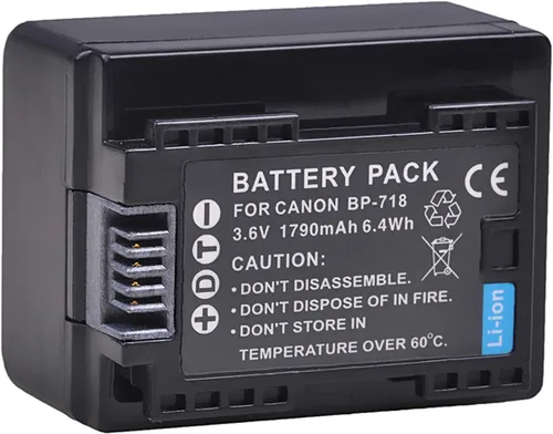 Paquete de baterías para videocámara Canon VIXIA HF R300 R400 R500 HD