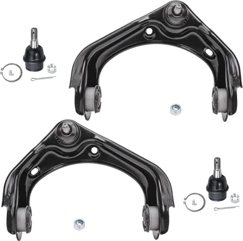 Vista 108 de Detroit Axle - Kit de 4 brazos de control de extremo delantero para Dodge Dart 13-16, Chrysler 200 15-17, 2 brazos de control inferiores, 2 extremos