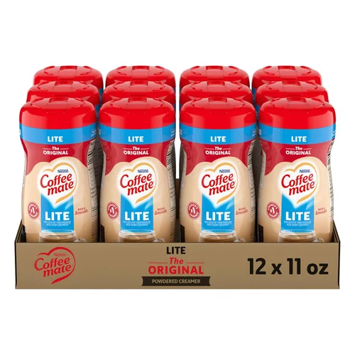 Vista 11 de Nestle Coffee Mate Crema de café, vainilla francesa, crema en polvo no láctea, recipiente de 15 onzas (paquete de 12)