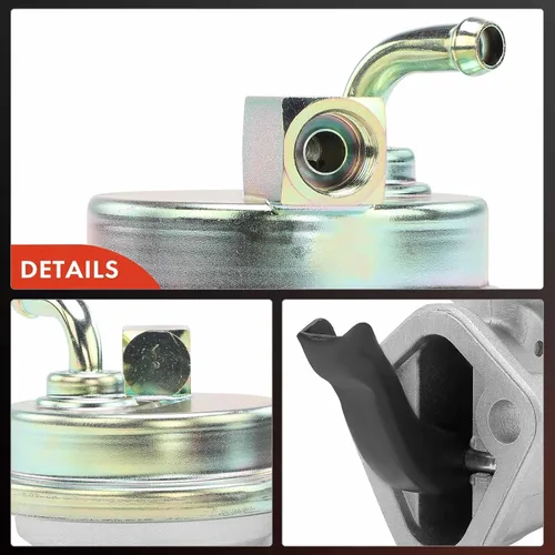 Vista 7 de A-Premium Bomba de combustible mecánica con junta compatible con los modelos Chevy, GMC, Pontiac, Buick y Oldsmobile - 350, 327, 383, Blazer