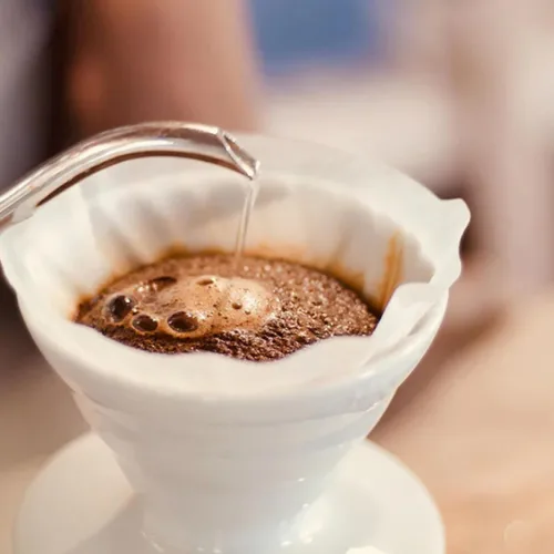 Vista 6 de Hario Gotero de café de plástico V60, tamaño 02, blanco