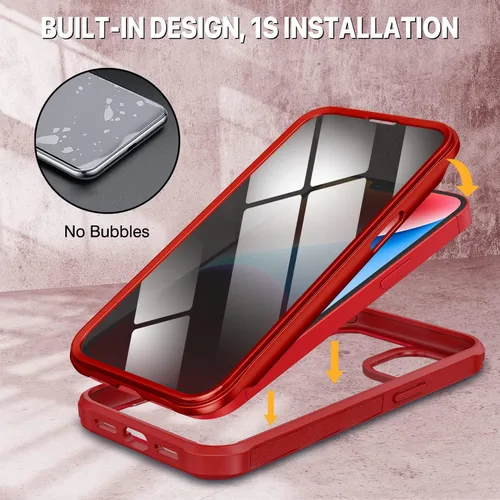 Vista 42 de CENHUFO Funda de privacidad para iPhone 11 Pro, funda de cuerpo completo con protector de pantalla de privacidad de vidrio templado 9H integrado