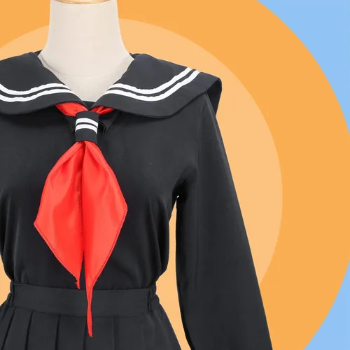 Vista 3 de Colorful House Disfraz de uniforme de marinero japonés para niñas, disfraz de cosplay de anime para mujeres