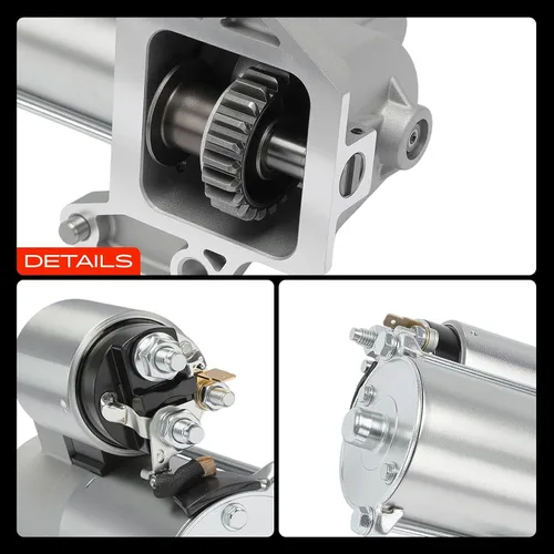 Vista 9 de A-Premium Motor de arranque compatible con Mercury Mariner 06-11 y Mazda Tribute y Ford Escape 05-11, V6 3.0L solamente, 12V 1.4KW 22 dientes