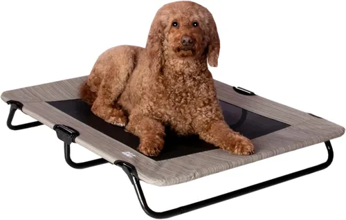 Vista 13 de Pet Gear Lifestyle - Cama elevada para mascotas, no requiere montaje, malla de refrigeración resistente a desgarros, interior y exterior, ligera