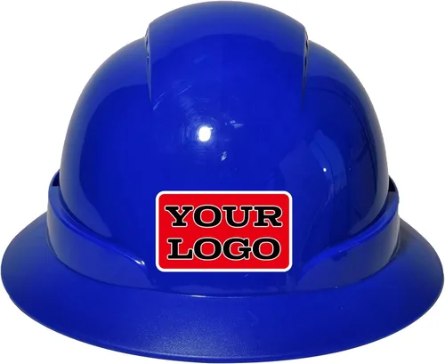 Vista 24 de Casco de trabajo de construcción personalizado Casco de seguridad con suspensión de trinquete de 6 puntos con ventilación