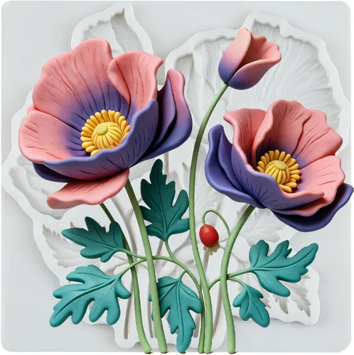 Vista 15 de Molde de Silicona de Flores Moldes de Fondant de Flores de Hibisco para Decoración de Pasteles Decoración para Cupcakes Dulces Chocolate Postres