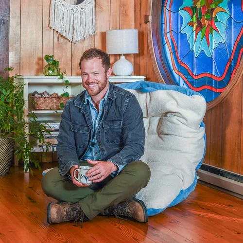 Vista 79 de Big Joe Roma Puf, Sherpa de avena y grafito, gamuza vegana, 3 pies