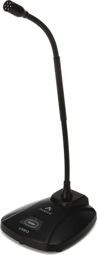 Vista 3 de Audix USB12 Plug and Play USB Zoom Micrófono para Mac/PC con micrófono de cuello de cisne de 12 pulgadas - Negro