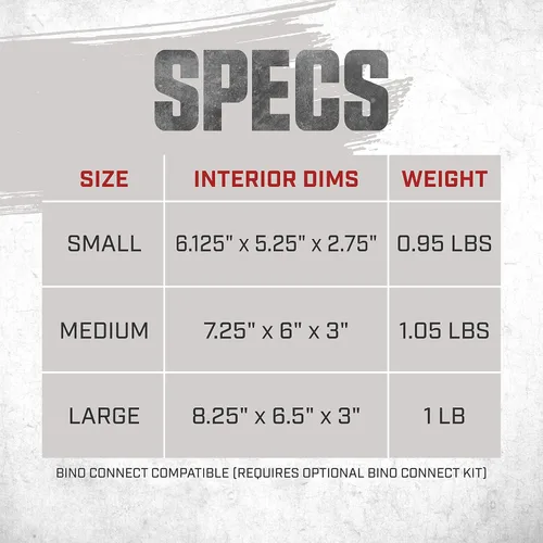 Vista 4 de Badlands Bino Mag 2 - Sistema modular de arnés binocular para un rendimiento y durabilidad óptimos, enfoque FX, mediano