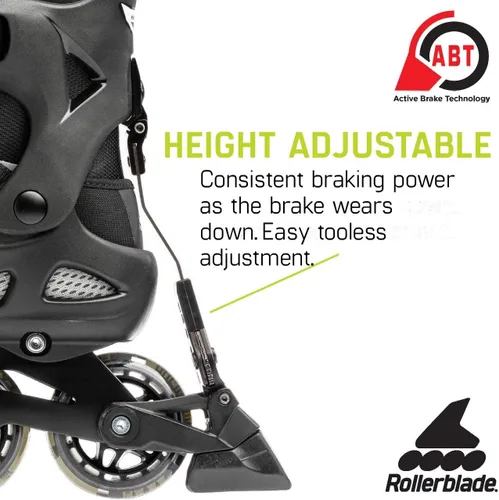 Vista 6 de Rollerblade Macroblade 80 ABT - Patines en línea para mujer, color gris glaciar/menta, patines en línea de rendimiento