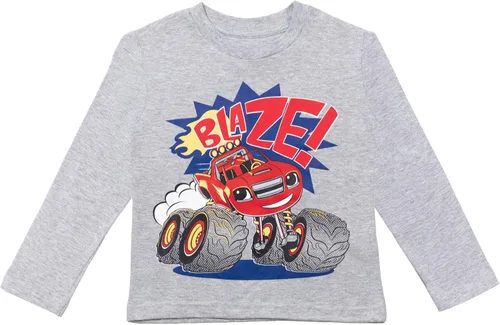 Vista 4 de Nickelodeon Blaze and The Monster Machines - Camiseta de manga larga para niños (2 unidades)