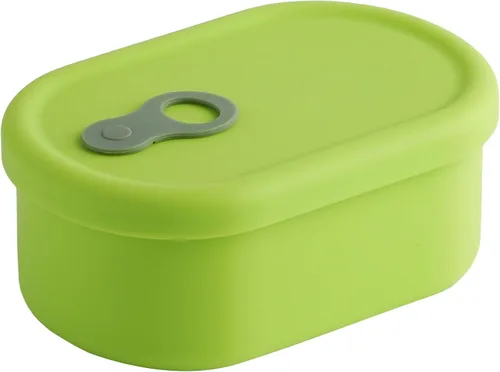 Vista 25 de Recipiente hermético de silicona prémium hecho en Corea con ventilación de vapor, sin BPA, a prueba de fugas, apto para microondas y congelador