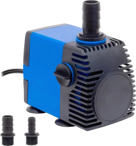 Vista 9 de Bomba de agua sumergible de 158 GPH – Acuarios, fuentes, hidroponía y bomba de estanque, elevación de 3.11 pies, 12 W