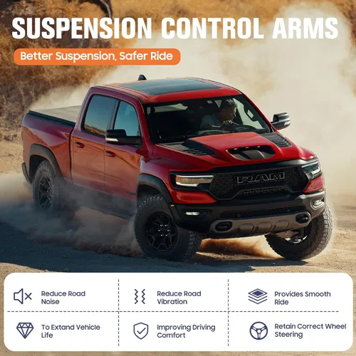 Vista 7 de Brazos de control superiores delanteros para Chevrolet Silverado 2500HD 3500HD 2011-2019, apto para GMC Sierra 2500HD 3500HD 2011-2019, kit