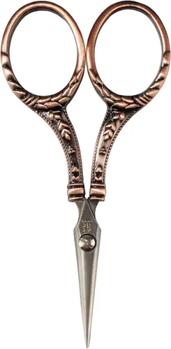 Vista 62 de JubileeYarn - Tijeras de bordado de estilo antiguo, color cobre, 1 par