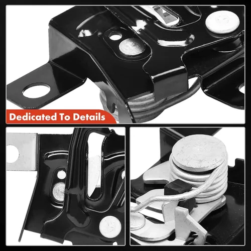 Vista 7 de A-Premium Bloqueo de pestillo de capó compatible con Subaru Impreza 2008-2014, conjunto de pestillo del capó del motor de bloqueo de capó delantero
