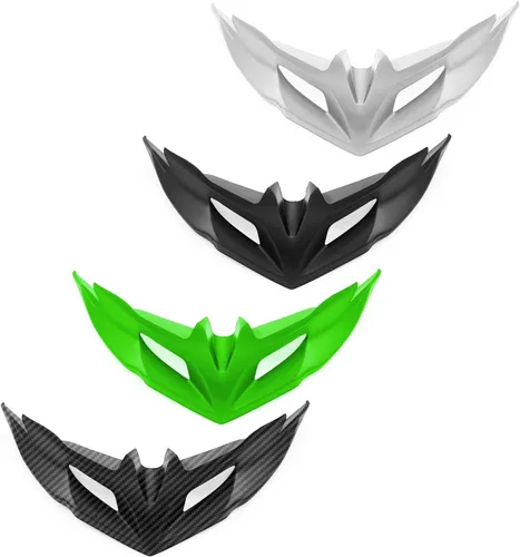 Vista 5 de HEINMO Cubierta de alerón delantero de motocicleta, cubierta aerodinámica para alerón de alas, protección de ala de viento, cubierta de pico