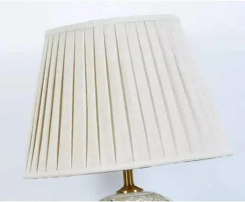 Vista 3 de Lamp for Desk Retro Ceramic Table Lamp Villa Living Room Large Side Table Corner Lamp Study Bedroom Bedside Lamp Desk Lamps for Home Office(Push