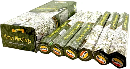 Vista 3 de Govinda Incienso – 120 varillas de incienso, incienso premium, revestimiento de masala (incienso)