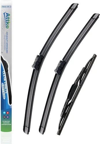 Vista 20 de 3 escobillas 22" + 22" limpiaparabrisas frontal + 16" limpiaparabrisas trasero para Lincoln Navigator 2009-2016/Ford Expedition 2009 2010 2011 2012